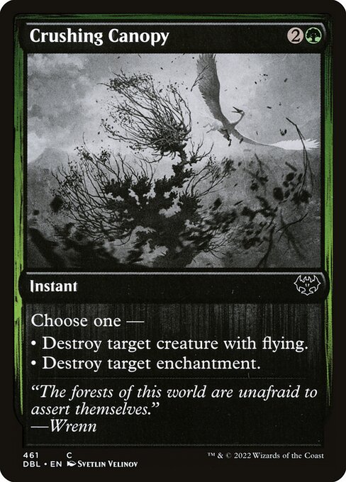 Magic the Gathering Card - Crushing Canopy - MTG Circle