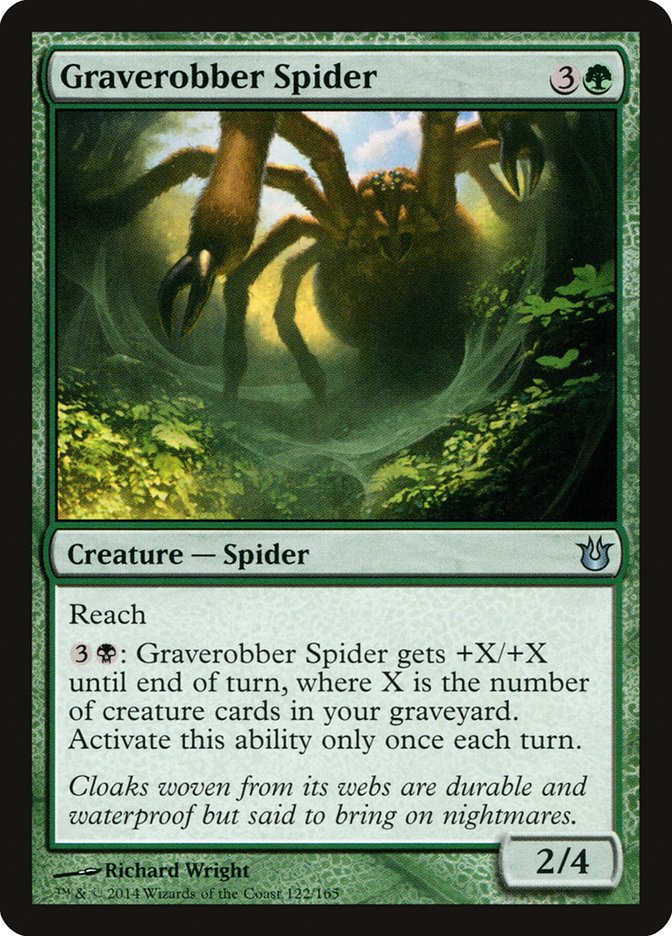 Magic the Gathering Card - Graverobber Spider - MTG Circle