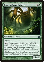 Magic the Gathering Card - Graverobber Spider - MTG Circle