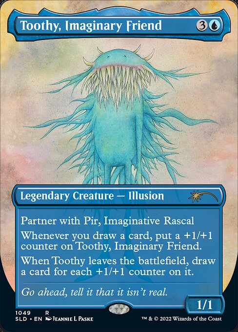 Magic the Gathering Card - Toothy, Imaginary Friend - MTG Circle