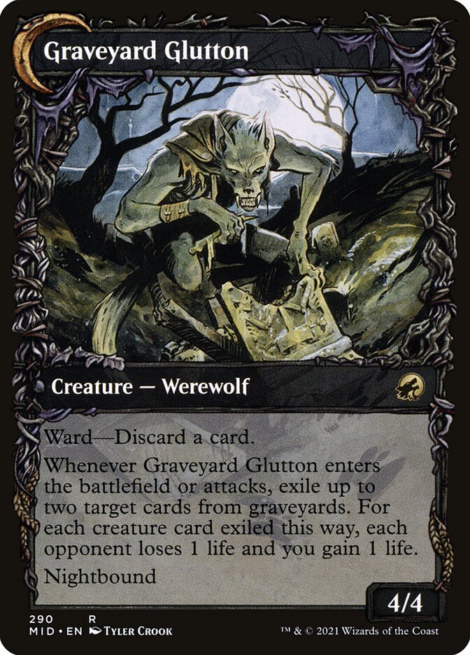 Magic the Gathering Card - Graveyard Glutton - MTG Circle