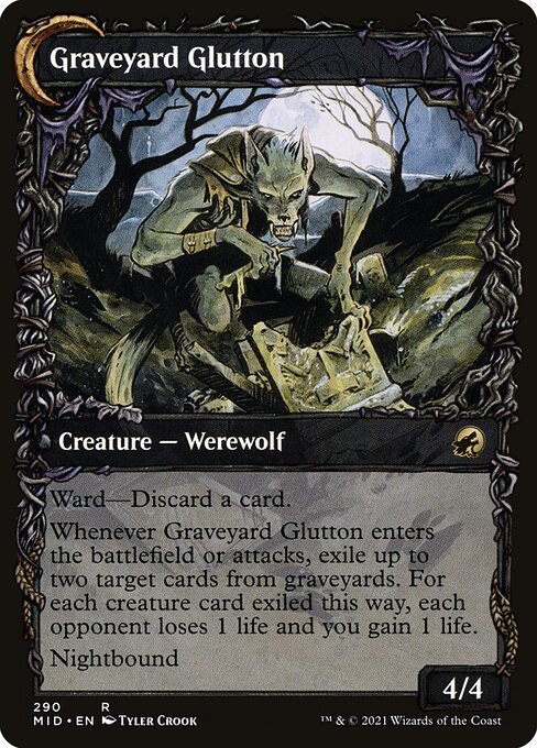 Magic the Gathering Card - Graveyard Glutton - MTG Circle