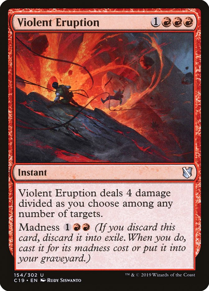 Magic the Gathering Card - Violent Eruption - MTG Circle
