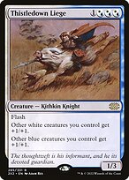 Magic the Gathering Card - Thistledown Liege - MTG Circle