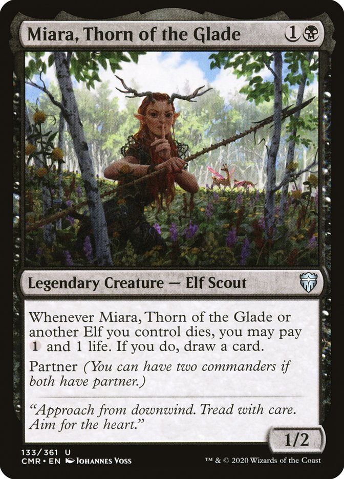 Magic the Gathering Card - Miara, Thorn of the Glade - MTG Circle