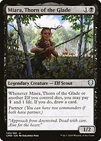 Magic the Gathering Card - Miara, Thorn of the Glade - MTG Circle