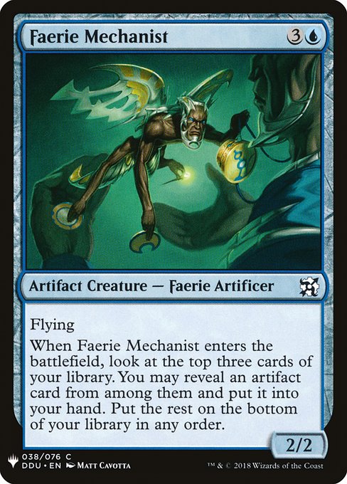 Magic the Gathering Card - Faerie Mechanist - MTG Circle