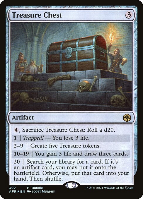 Magic the Gathering Card - Treasure Chest - MTG Circle