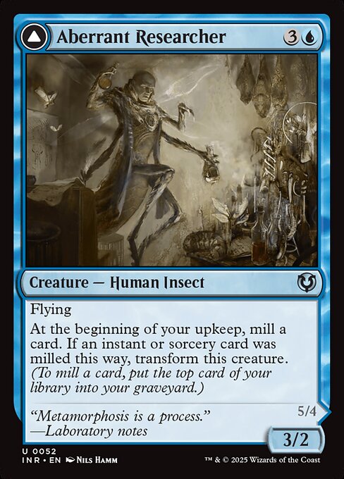 Magic the Gathering Card - Aberrant Researcher - MTG Circle