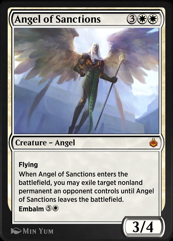 Magic the Gathering Card - Angel of Sanctions - MTG Circle