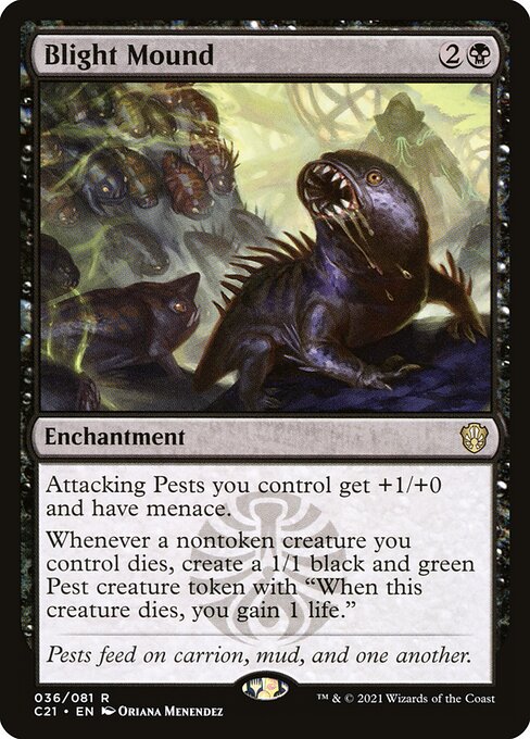 Magic the Gathering Card - Blight Mound - MTG Circle