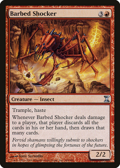 Magic the Gathering Card - Barbed Shocker - MTG Circle
