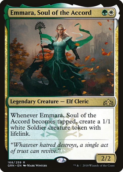 Magic the Gathering Card - Emmara, Soul of the Accord - MTG Circle