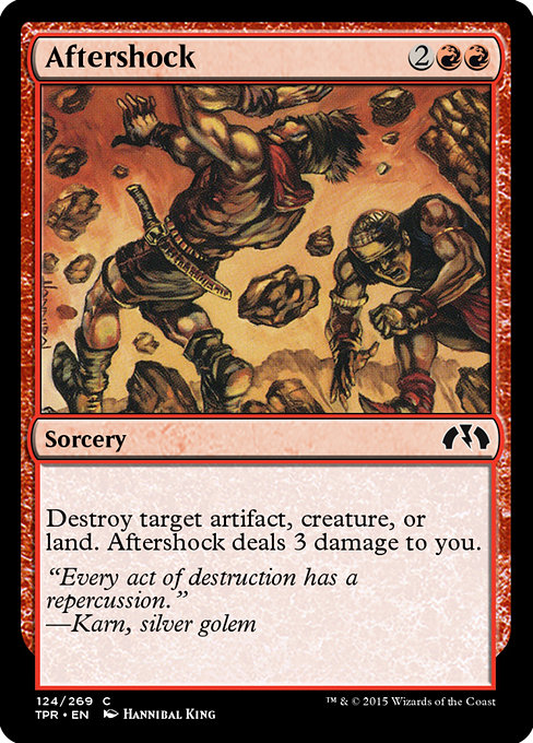 Magic the Gathering Card - Aftershock - MTG Circle