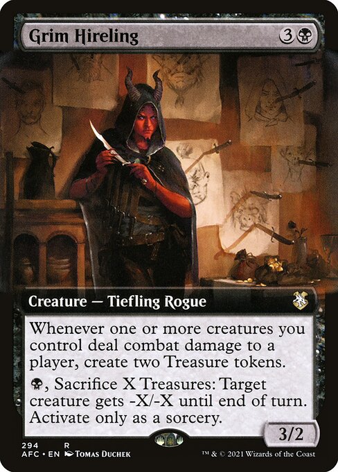 Magic the Gathering Card - Grim Hireling - MTG Circle