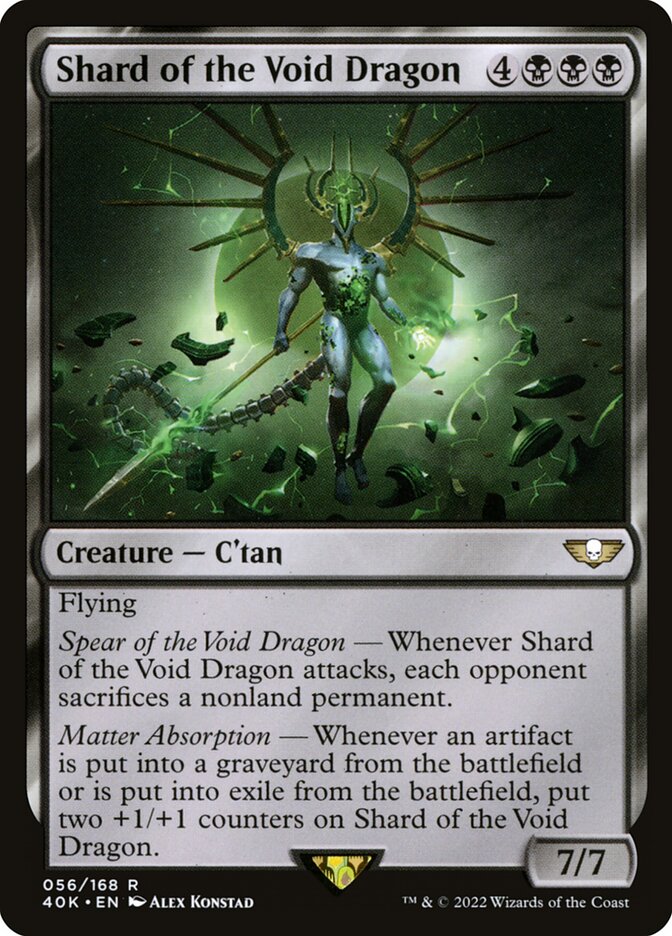 Magic the Gathering Card - Shard of the Void Dragon - MTG Circle