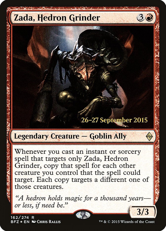 Magic the Gathering Card - Zada, Hedron Grinder - MTG Circle