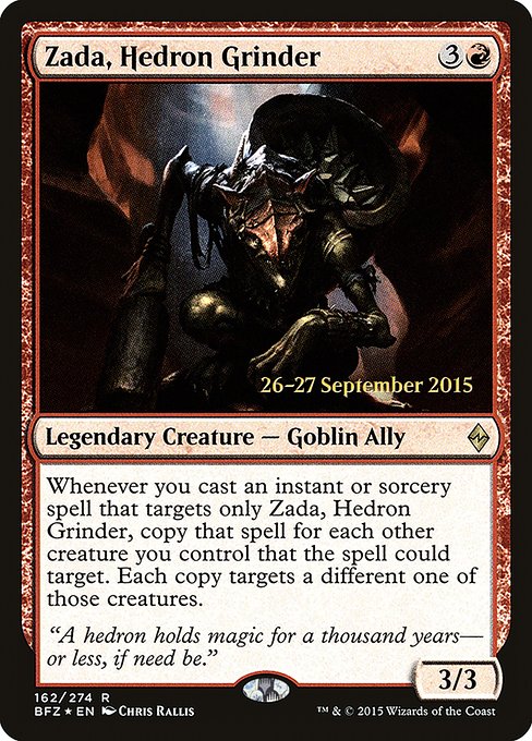 Magic the Gathering Card - Zada, Hedron Grinder - MTG Circle
