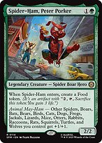 Magic the Gathering Card - Spider-Ham, Peter Porker - MTG Circle