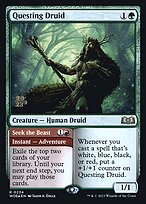 Magic the Gathering Card - Questing Druid // Seek the Beast - MTG Circle