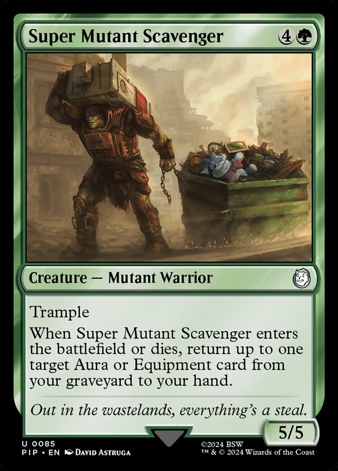 Magic the Gathering Card - Super Mutant Scavenger - MTG Circle