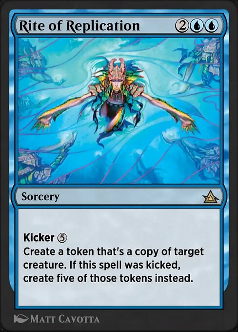 Magic the Gathering Card - Rite of Replication - MTG Circle