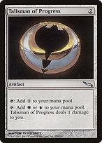 Magic the Gathering Card - Talisman of Progress - MTG Circle