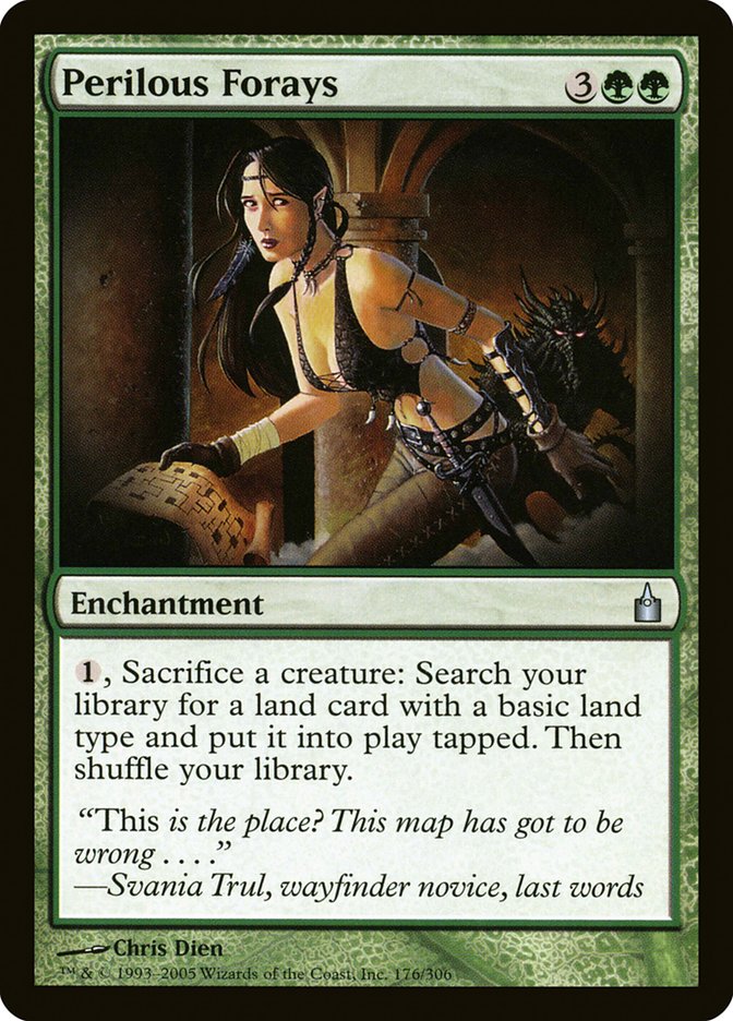 Magic the Gathering Card - Perilous Forays - MTG Circle