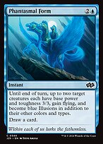 Magic the Gathering Card - Phantasmal Form - MTG Circle