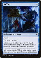 Magic the Gathering Card - So Tiny - MTG Circle