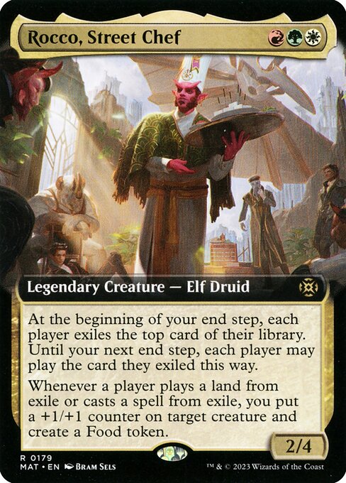 Magic the Gathering Card - Rocco, Street Chef - MTG Circle