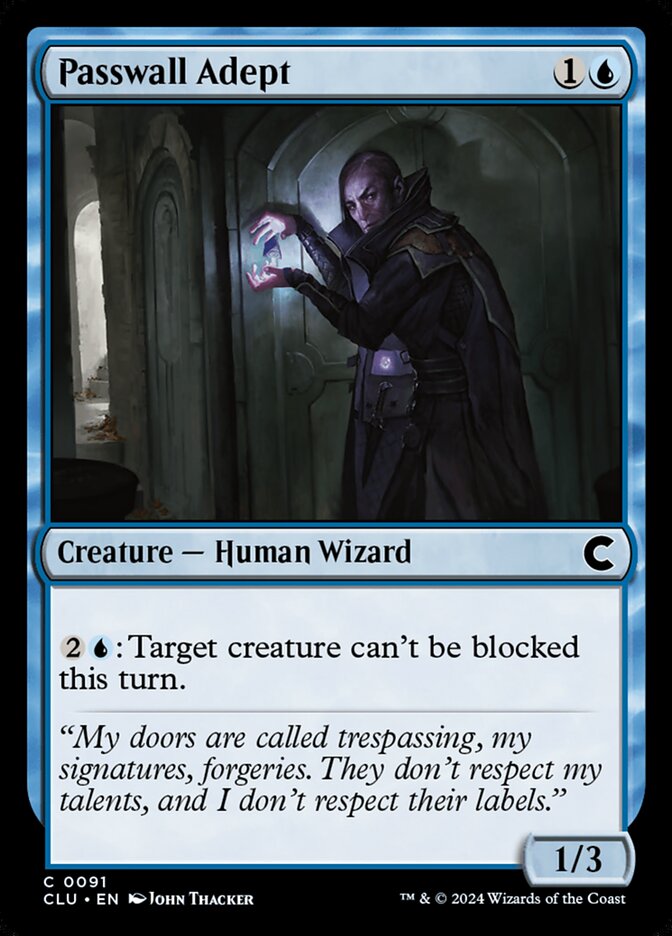 Magic the Gathering Card - Passwall Adept - MTG Circle