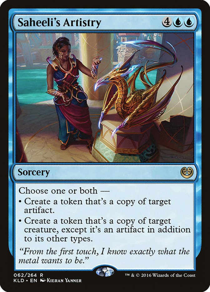 Magic the Gathering Card - Saheeli's Artistry - MTG Circle
