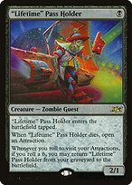 Magic the Gathering Card - "Lifetime" Pass Holder - MTG Circle