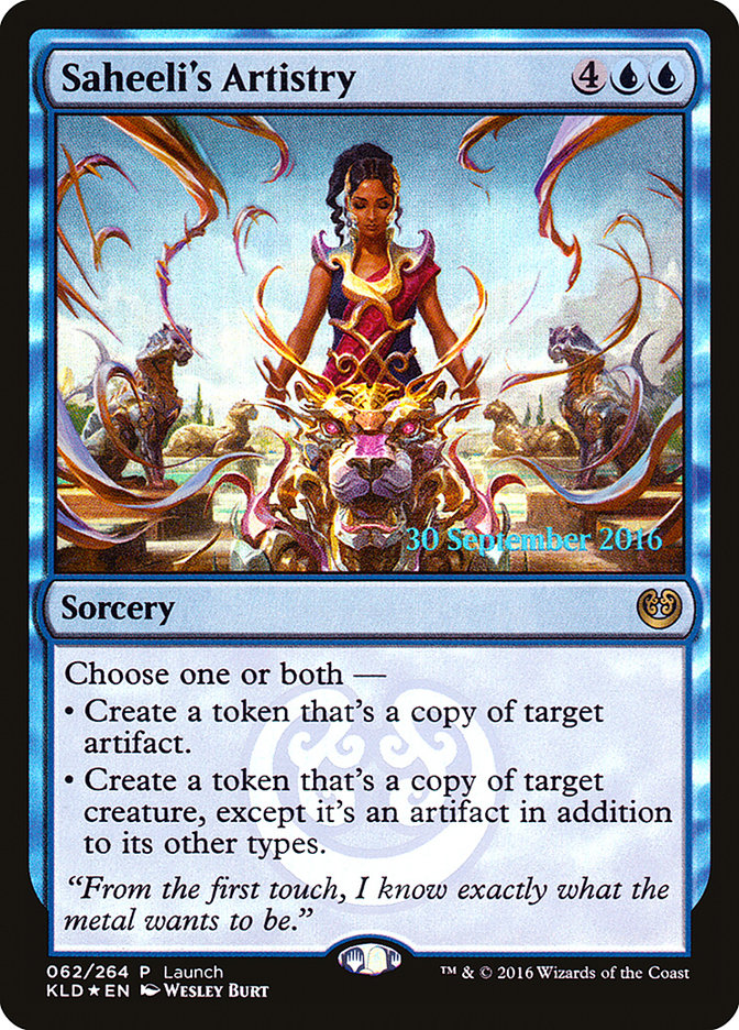 Magic the Gathering Card - Saheeli's Artistry - MTG Circle