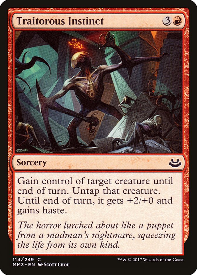 Magic the Gathering Card - Traitorous Instinct - MTG Circle
