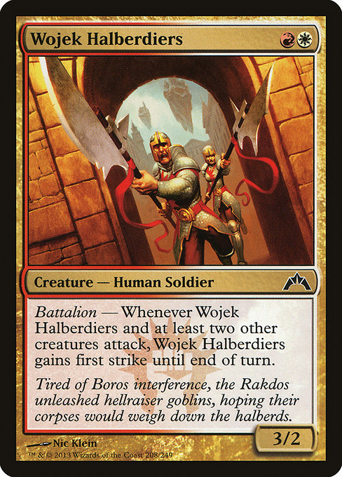 Magic the Gathering Card - Wojek Halberdiers - MTG Circle