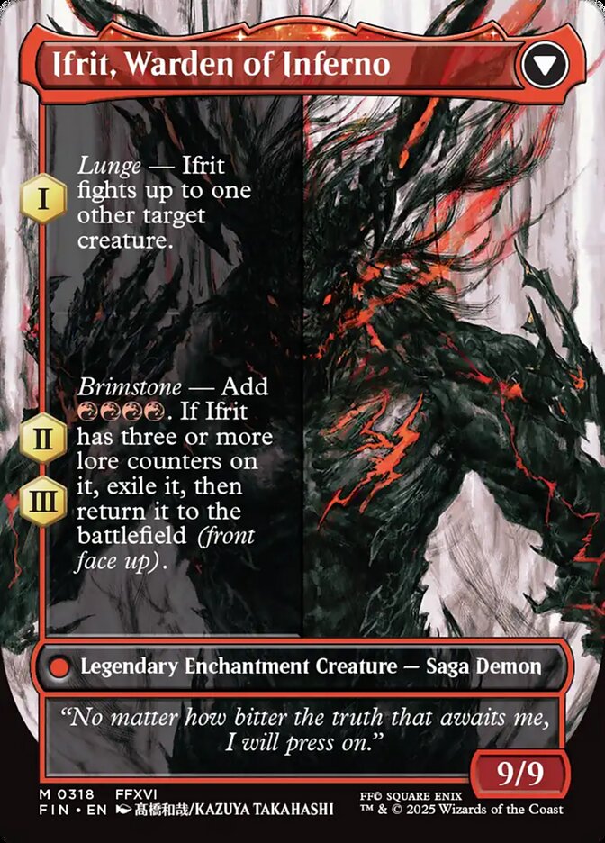 Magic the Gathering Card - Ifrit, Warden of Inferno - MTG Circle