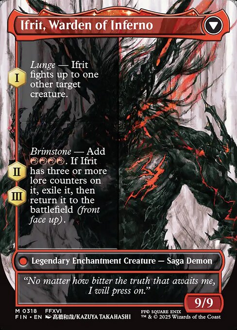 Magic the Gathering Card - Ifrit, Warden of Inferno - MTG Circle