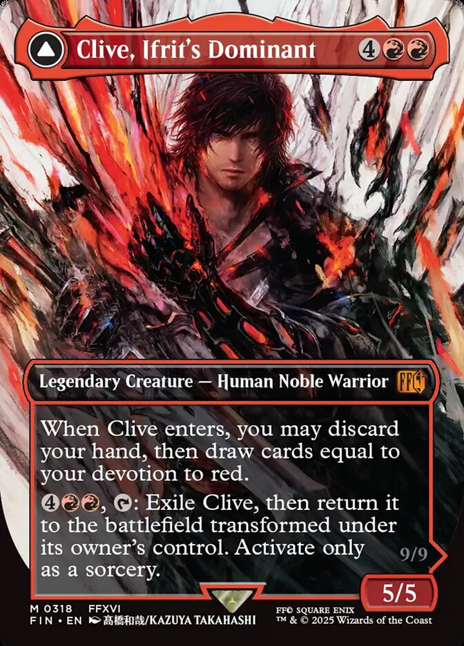 Magic the Gathering Card - Clive, Ifrit's Dominant - MTG Circle