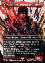 Magic the Gathering Card - Clive, Ifrit's Dominant // Ifrit, Warden of Inferno - MTG Circle