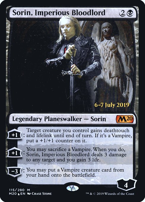 Magic the Gathering Card - Sorin, Imperious Bloodlord - MTG Circle