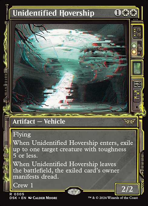 Magic the Gathering Card - Unidentified Hovership - MTG Circle