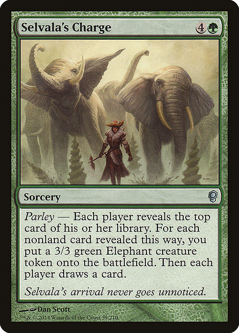 Magic the Gathering Card - Selvala's Charge - MTG Circle
