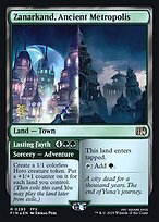Magic the Gathering Card - Zanarkand, Ancient Metropolis // Lasting Fayth - MTG Circle