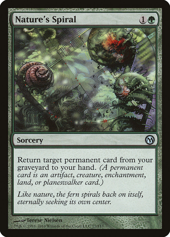 Magic the Gathering Card - Nature's Spiral - MTG Circle