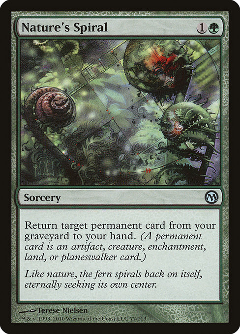 Magic the Gathering Card - Nature's Spiral - MTG Circle