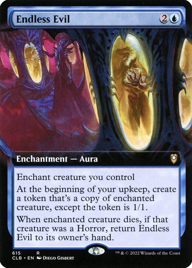 Magic the Gathering Card - Endless Evil - MTG Circle