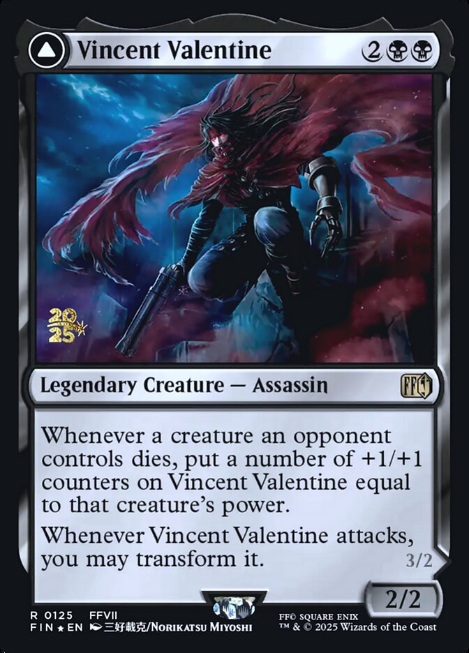 Magic the Gathering Card - Vincent Valentine - MTG Circle
