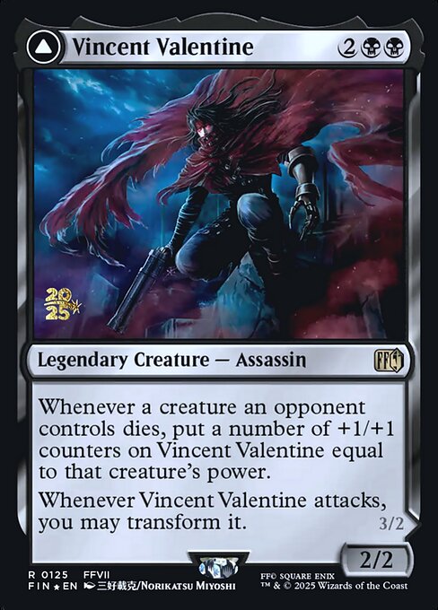 Magic the Gathering Card - Vincent Valentine - MTG Circle